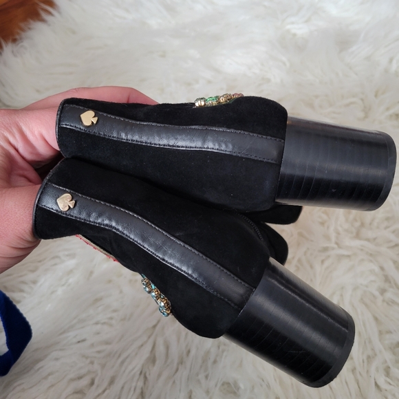 ****SOLD****Kate Spade New York Liverpool Embroidered Booties - Picture 5 of 7